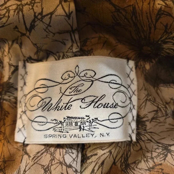 Vintage 1970s Mink Fur Belted Leather Coat Womens Small Medium - Picture 12 of 16